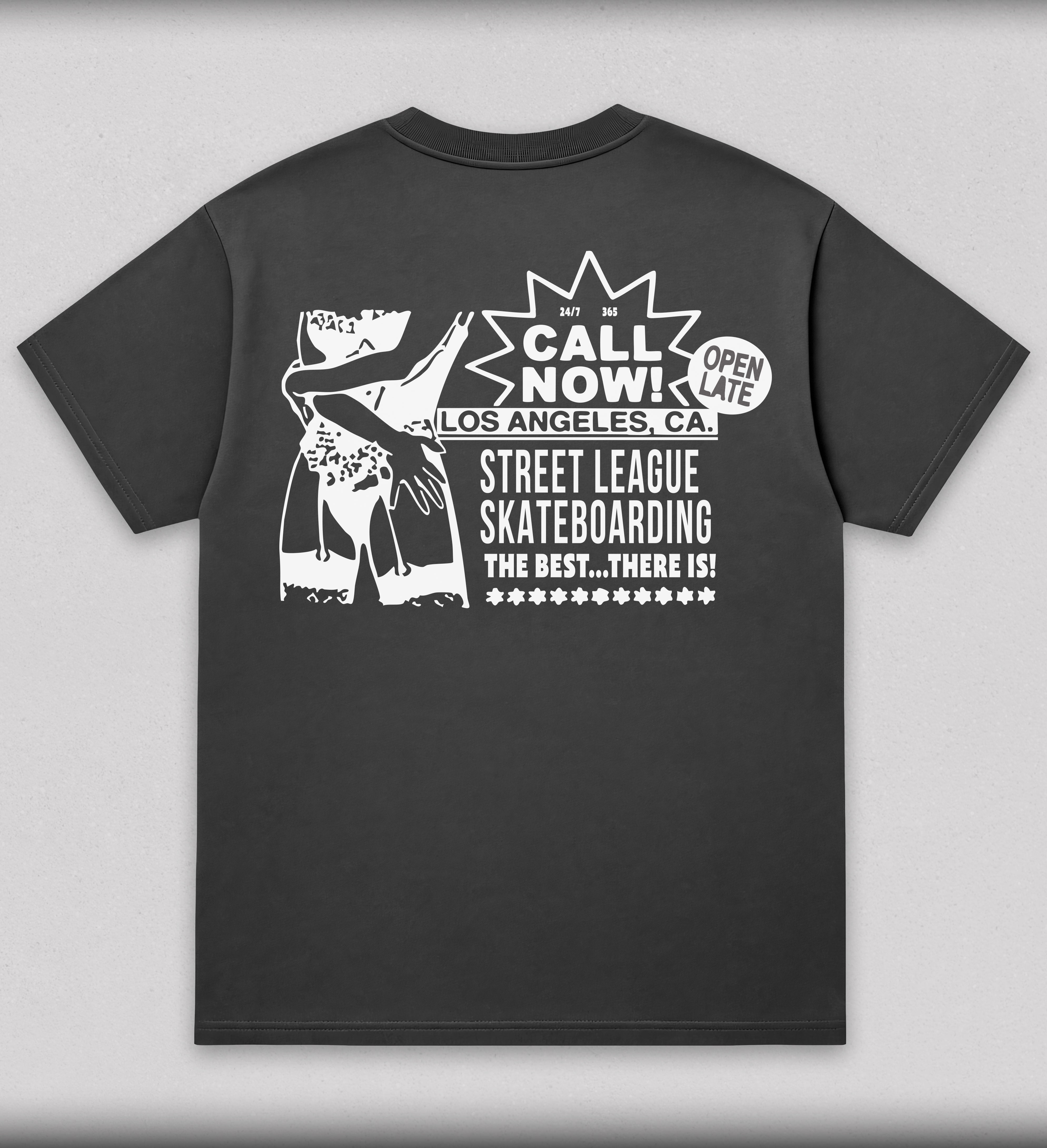 SLS Call Now Los Angeles blimp graphic tee - Street League Skateboarding