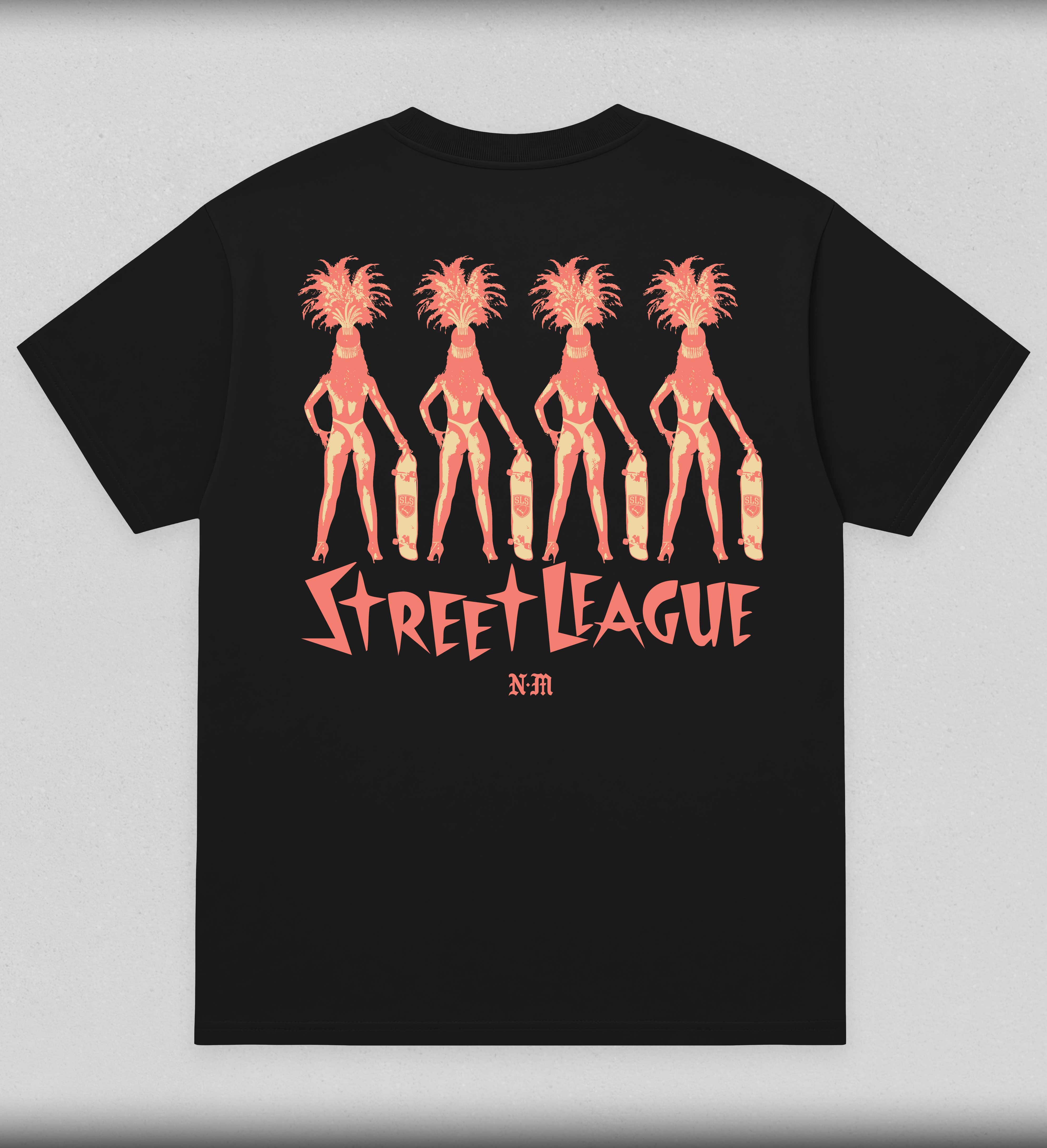 SLS x Never Made Fo Queens showgirl graphic tee - Street League Skateboarding