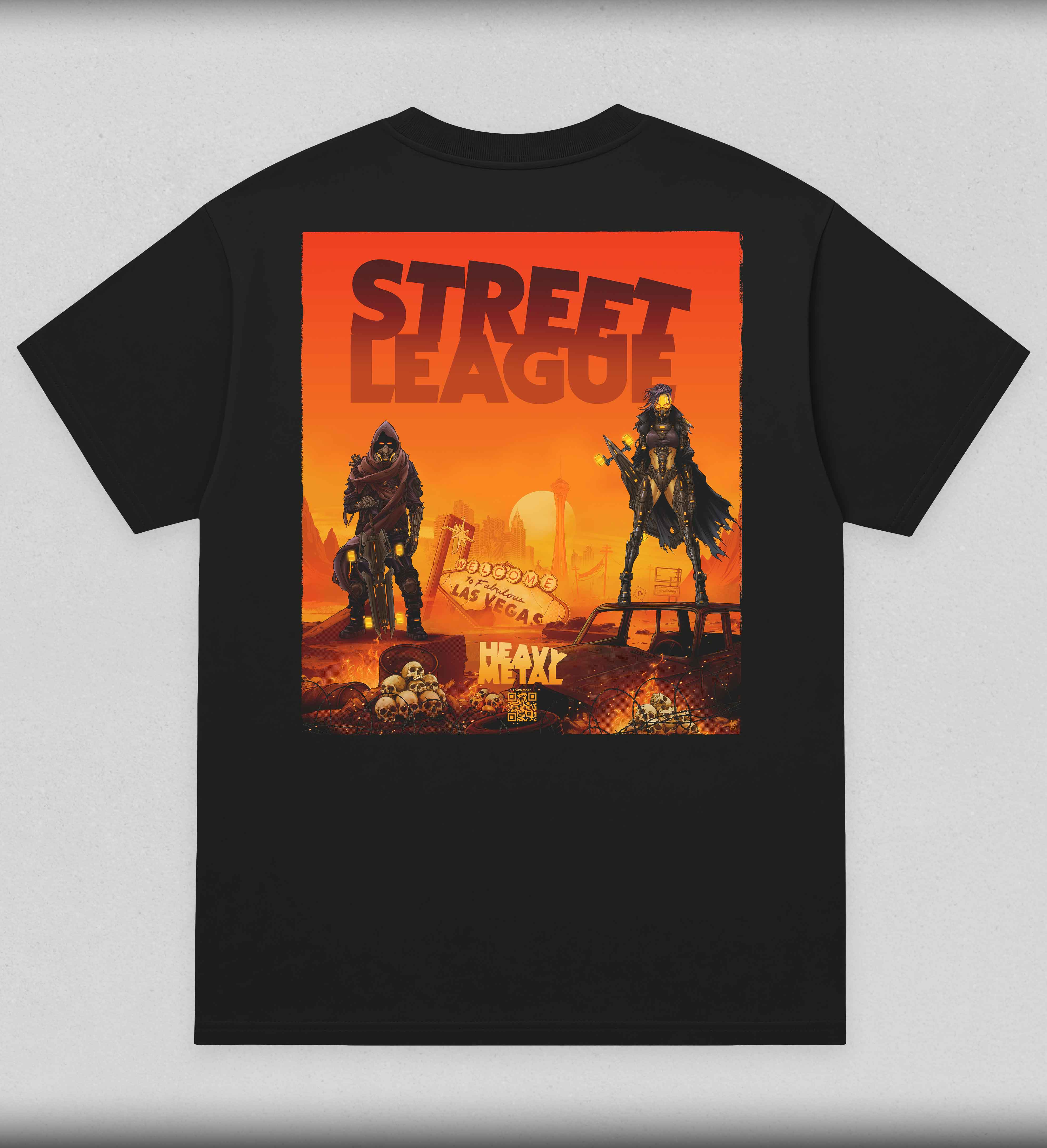 SLS x Heavy Metal collaboration graphic tee - Street League Skateboarding