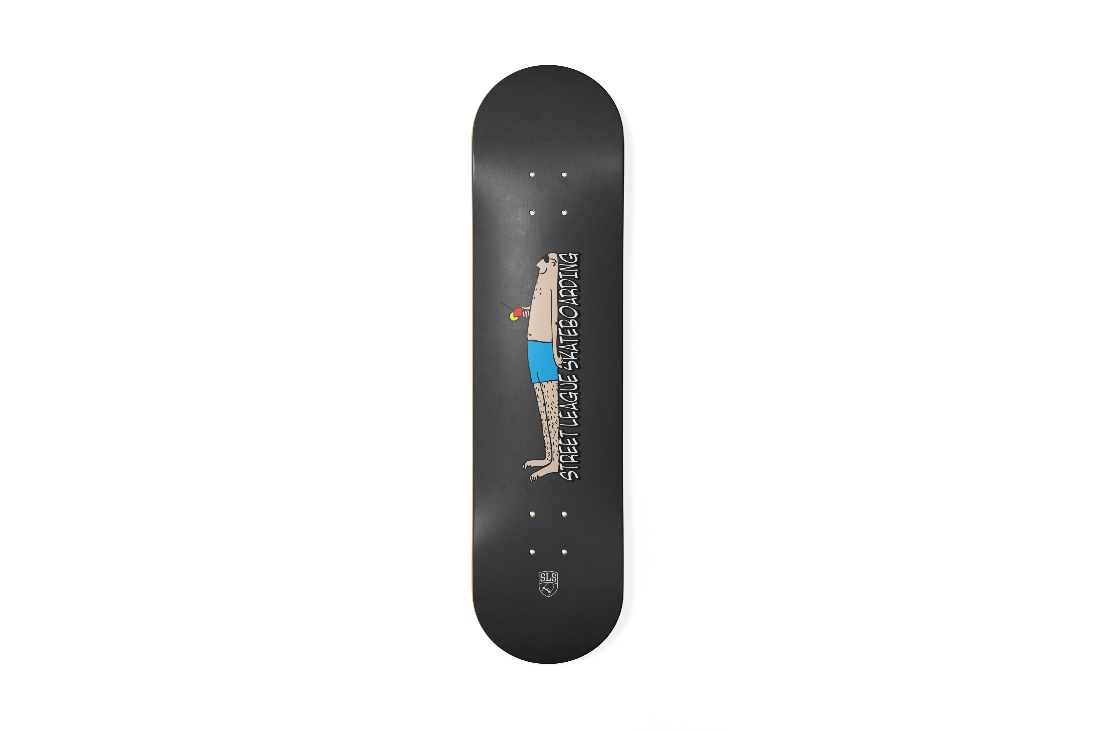 SLS Lazy Man 8.25 skate deck - Street League Skateboarding