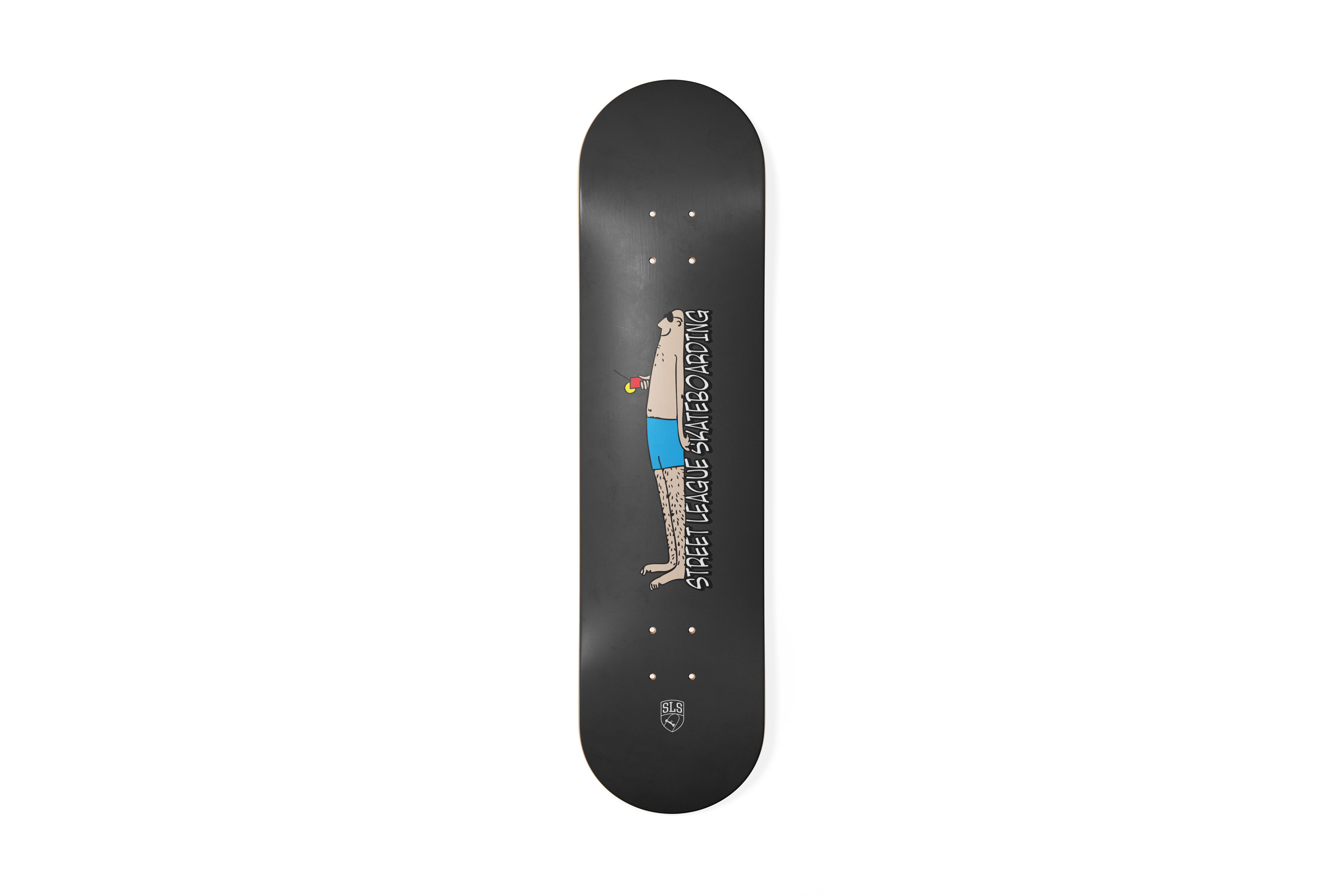 SLS Lazy Man 8.25 skate deck - Street League Skateboarding