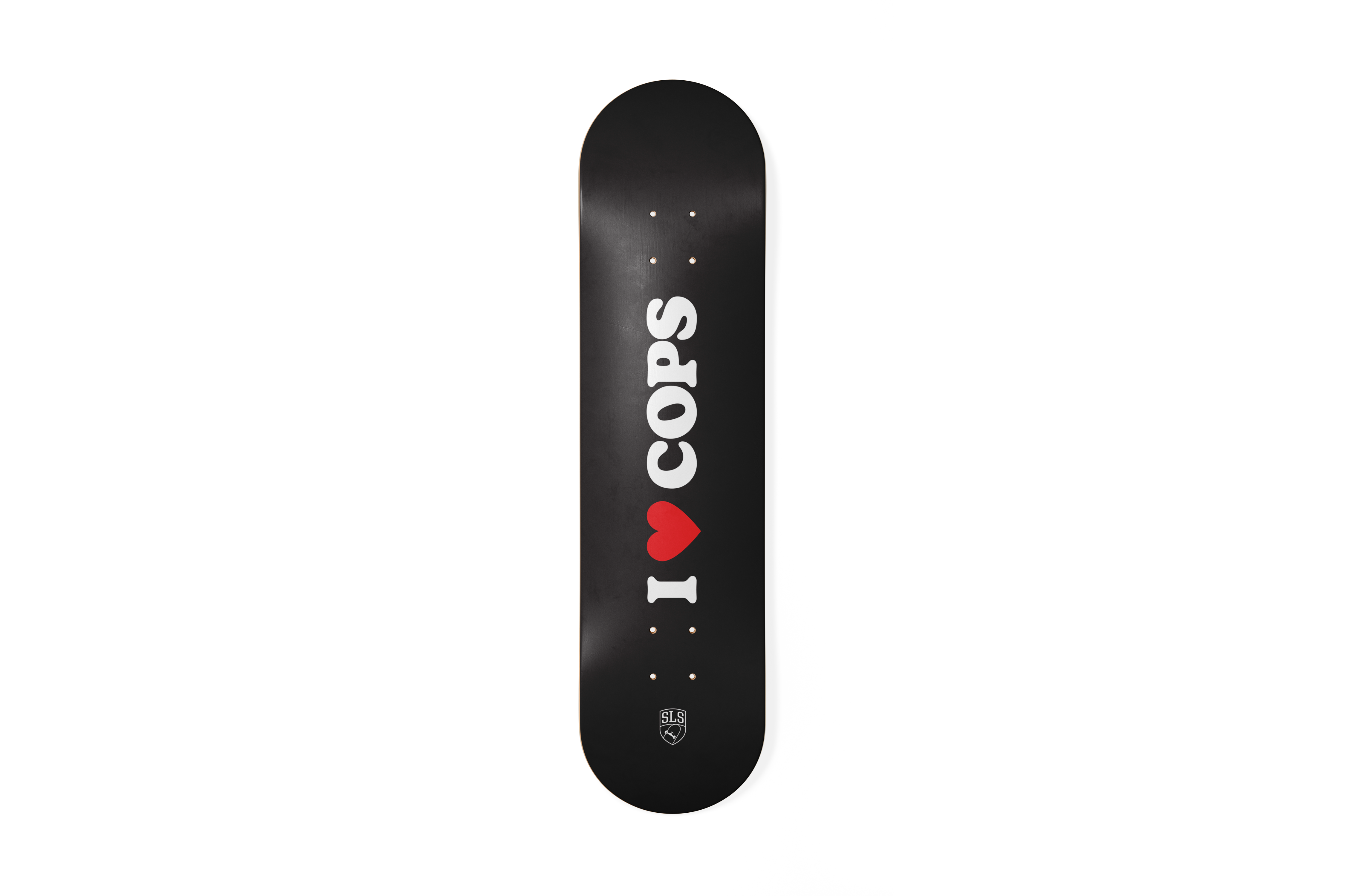 I Love Cops Skate Deck