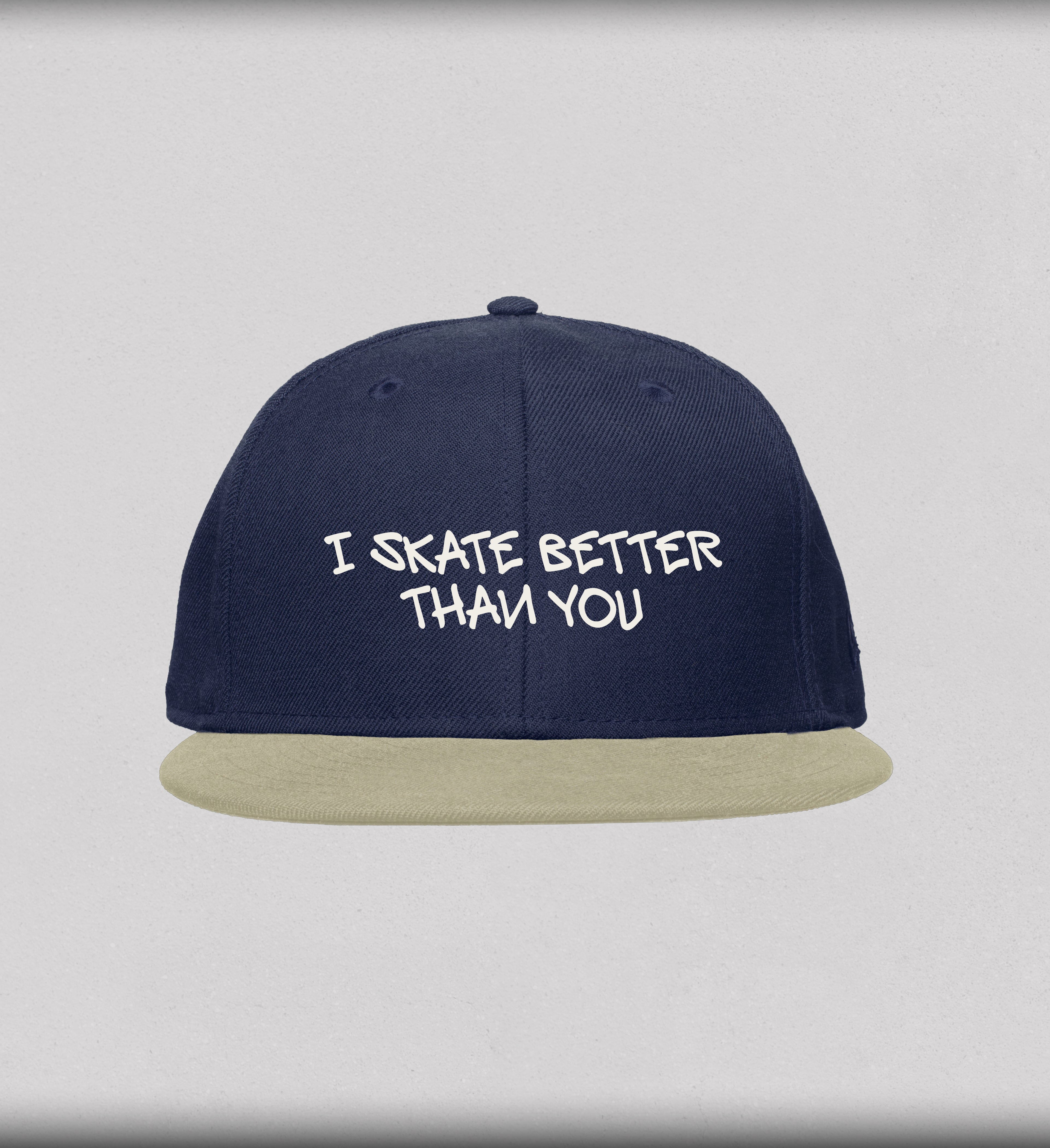SLS I Skate Better Than You navy snapback hat - Street League Skateboarding